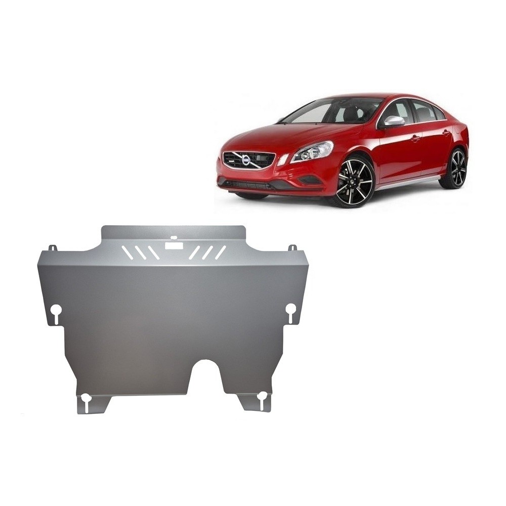 Aluminium protection sous moteur et de la boîte de vitesse Volvo S60