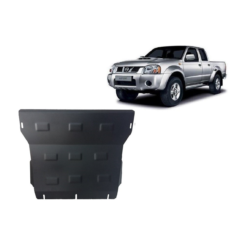 Protection sous moteur et de la radiateur Nissan Navara D22
