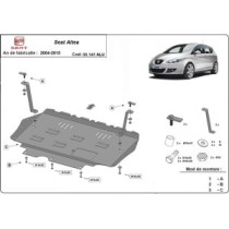 Aluminium protection sous moteur et de la boîte de vitesse Seat Altea