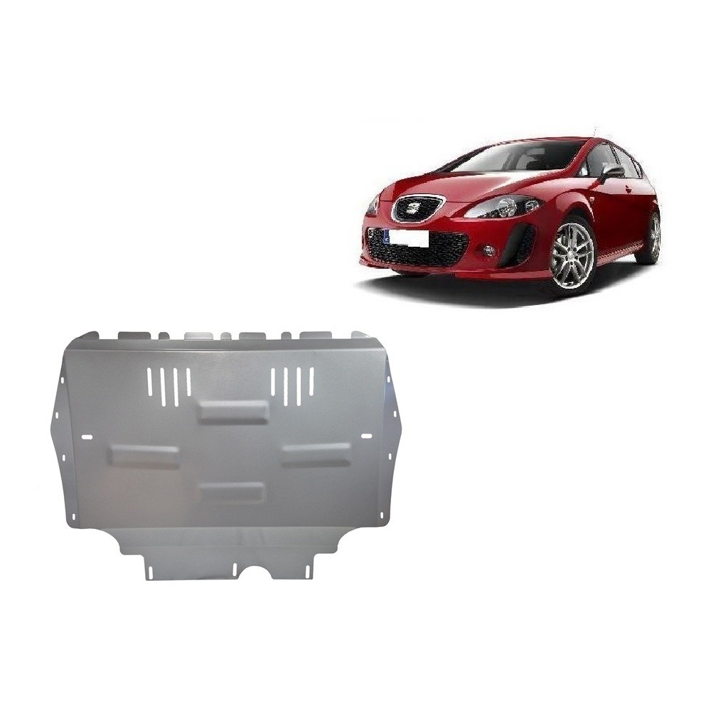 Aluminium protection sous moteur et de la boîte de vitesse Seat Leon Mk2