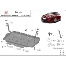 Aluminium protection sous moteur et de la boîte de vitesse Seat Leon Mk2