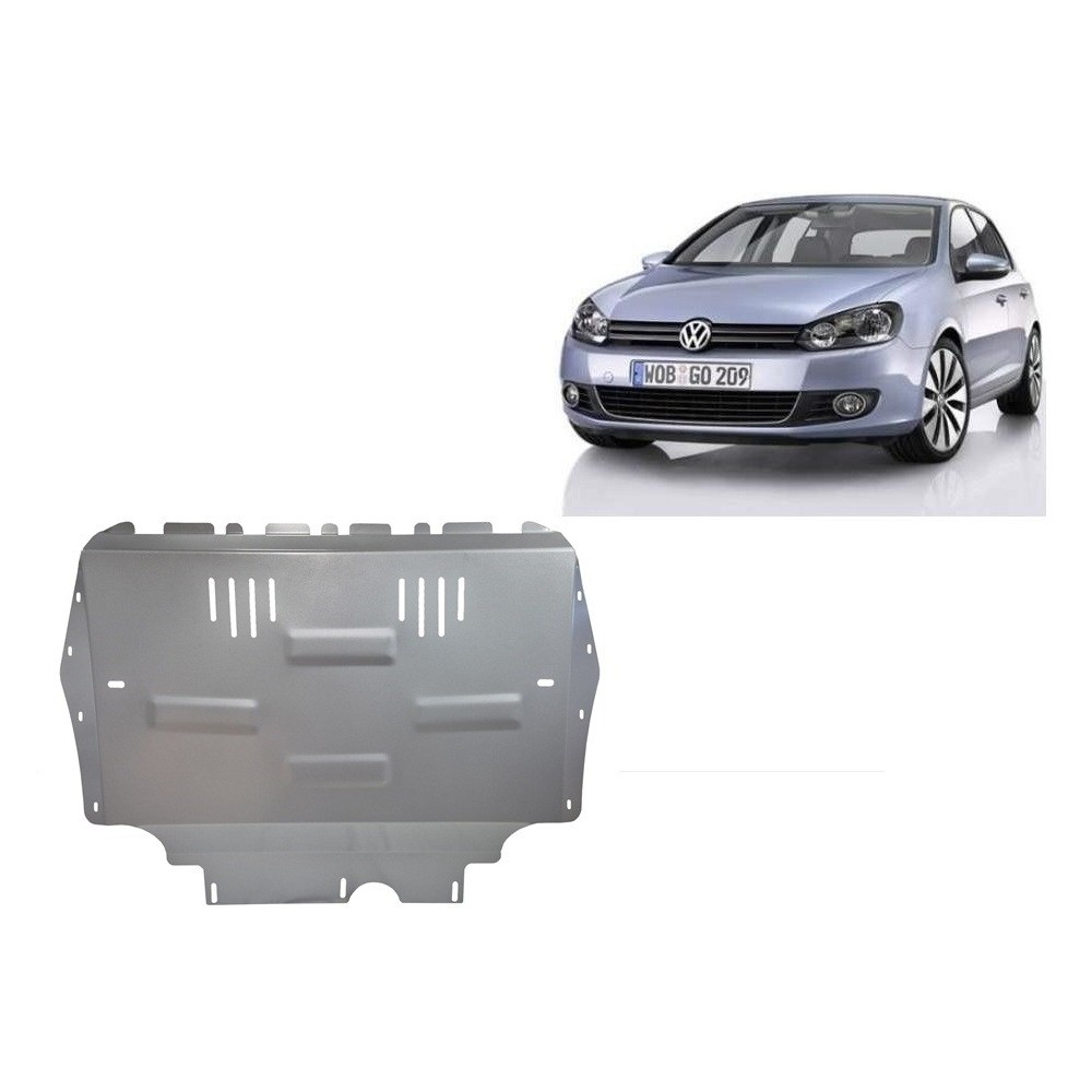 Aluminium protection sous moteur et de la boîte de vitesse VW Golf 6