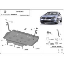 Aluminium protection sous moteur et de la boîte de vitesse VW Golf 6