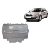 Aluminium protection sous moteur et de la boîte de vitesse Skoda Octavia 2