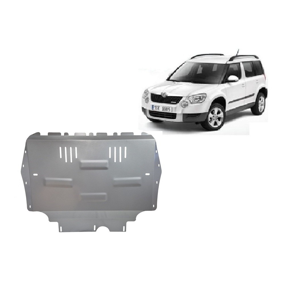 Aluminium protection sous moteur et de la boîte de vitesse Skoda Yeti