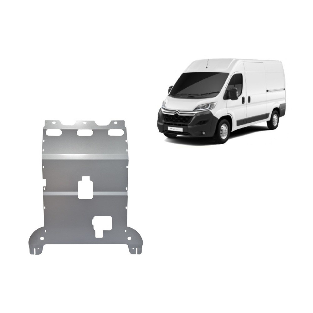 Aluminium protection sous moteur et de la boîte de vitesse Citroen Jumper