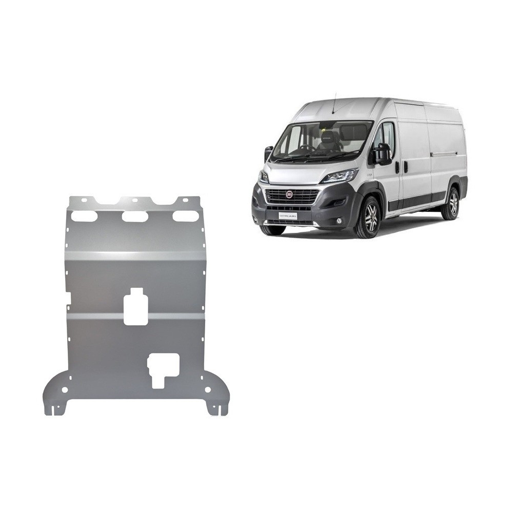 Aluminium protection sous moteur et de la boîte de vitesse Fiat Ducato