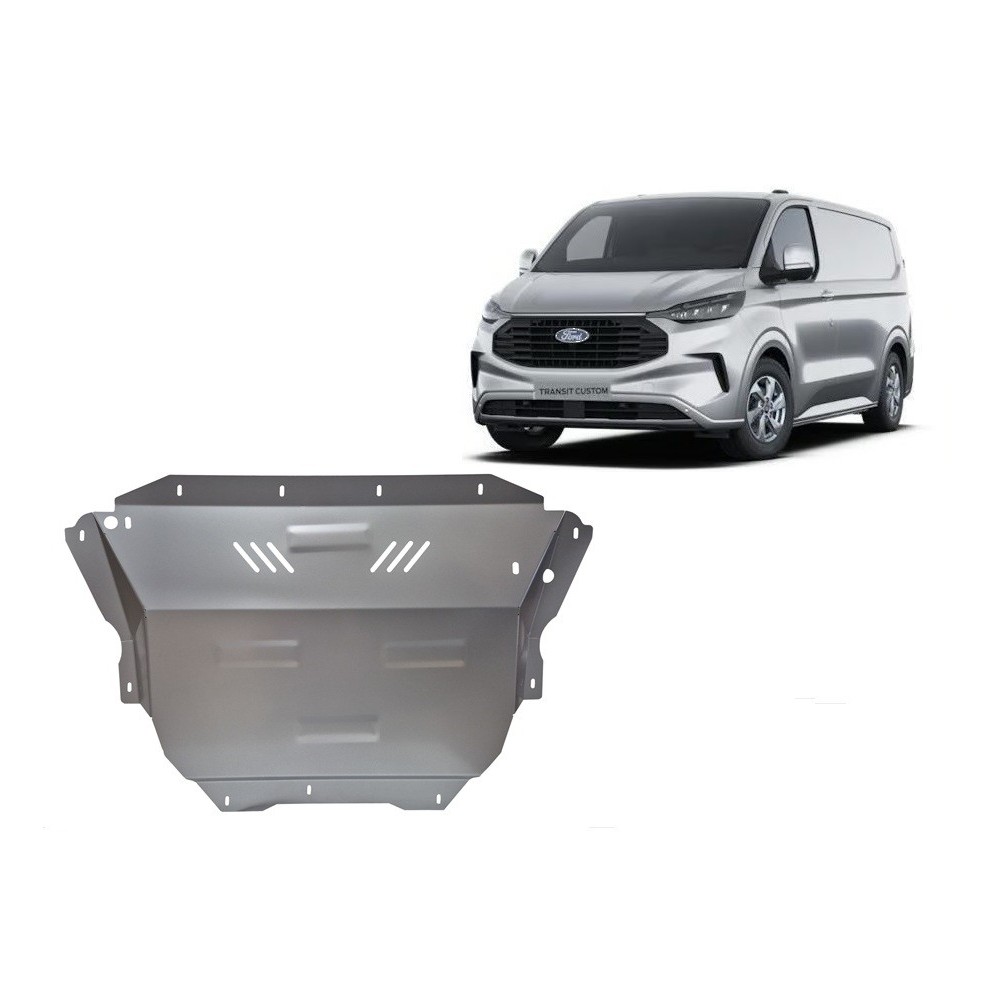 Aluminium protection sous moteur et de la boîte de vitesse Ford Transit Custom