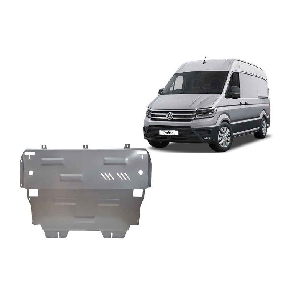 Aluminium protection sous moteur et de la boîte de vitesse Vw Crafter
