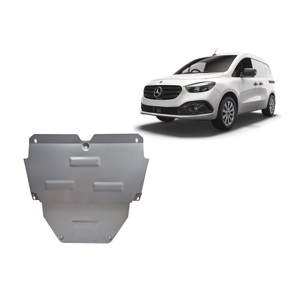 Aluminum protection sous moteur et de la boîte de vitesse Mercedes Citan