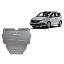 Aluminium protection sous moteur et de la boîte de vitesse Mercedes EQT