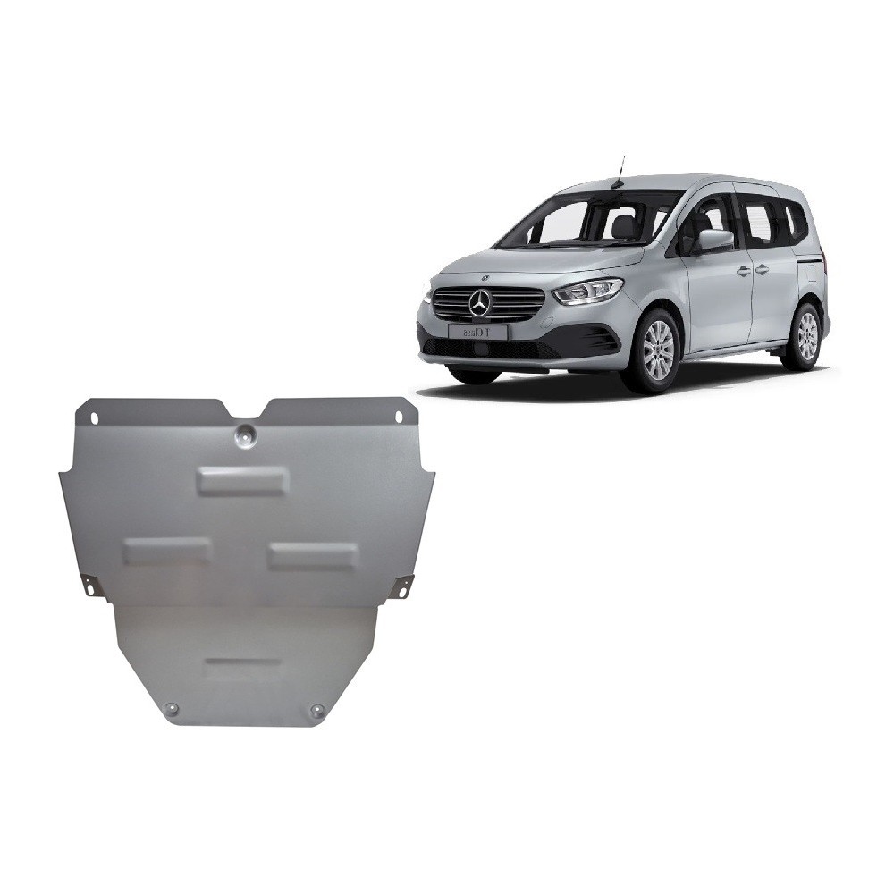 Aluminium protection sous moteur et de la boîte de vitesse Mercedes T-Class