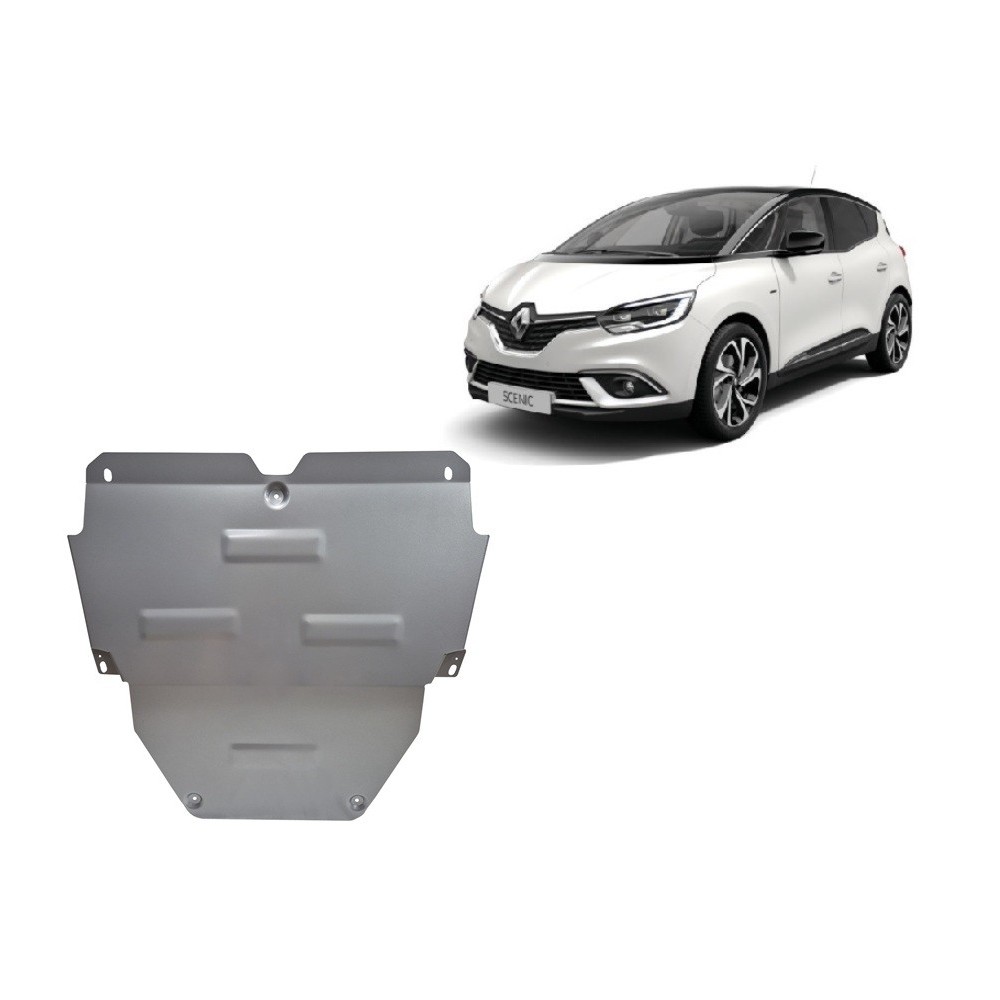Aluminium protection sous moteur et de la boîte de vitesse Renault Scenic IV