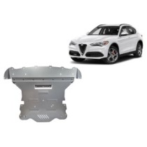 Aluminium protection sous moteur et de la boîte de vitesse Alfa Romeo Stelvio