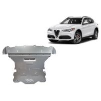 Aluminium protection sous moteur et de la boîte de vitesse Alfa Romeo Stelvio