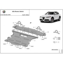 Aluminium protection sous moteur et de la boîte de vitesse Alfa Romeo Stelvio