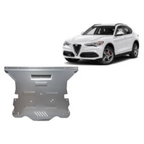 Aluminium protection sous moteur et de la boîte de vitesse Alfa Romeo Stelvio