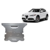 Aluminium protection sous moteur et de la boîte de vitesse Alfa Romeo Stelvio