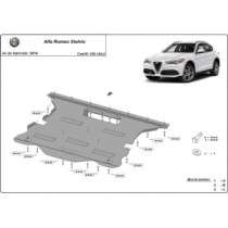 Aluminium protection sous moteur et de la boîte de vitesse Alfa Romeo Stelvio
