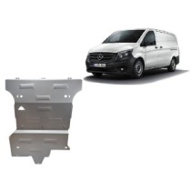 Aluminum protection sous moteur et de la boîte de vitesse Mercedes Viano W447, 4x4