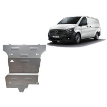Aluminum protection sous moteur et de la boîte de vitesse Mercedes Vito W447, 4x4