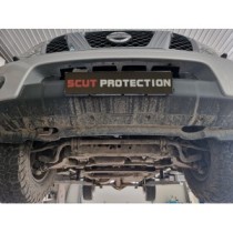 Aluminum protection sous moteur et de la boîte de vitesse Nissan Navara