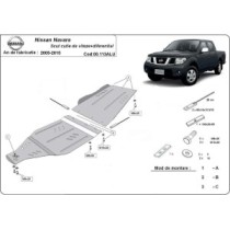 Aluminium protection de la boîte de vitesse Nissan Navara