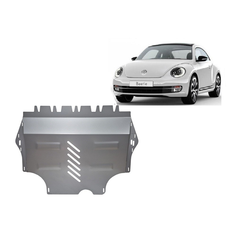 Aluminium protection sous moteur et de la boîte de vitesse Volkswagen New Beetle