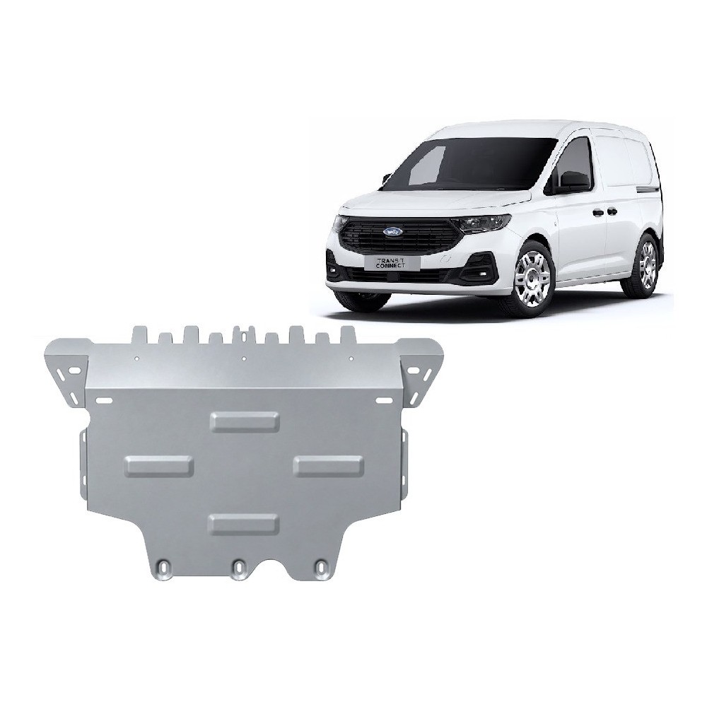 Aluminium protection sous moteur et de la boîte de vitesse Ford Transit Connect