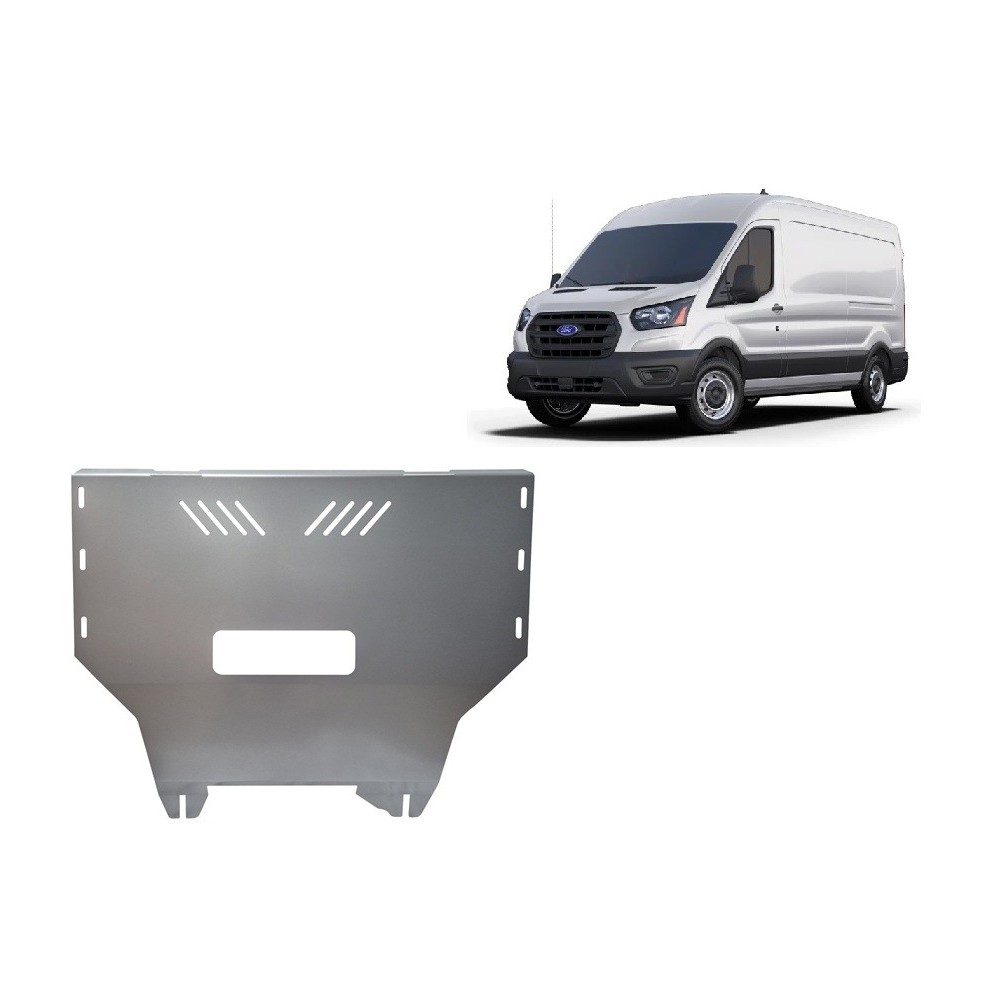 Aluminium protection sous moteur et de la boîte de vitesse Ford Transit 4x4