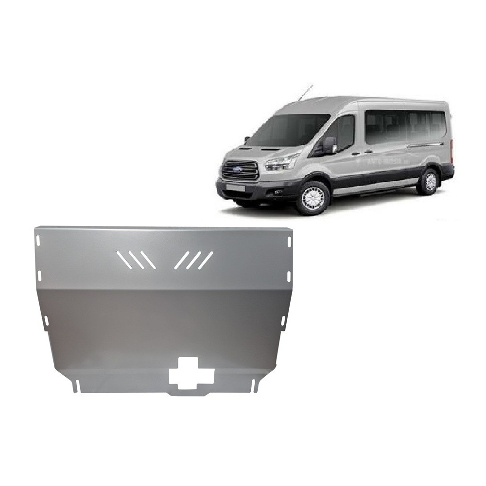 Aluminium protection sous moteur et de la boîte de vitesse Ford Transit FWD