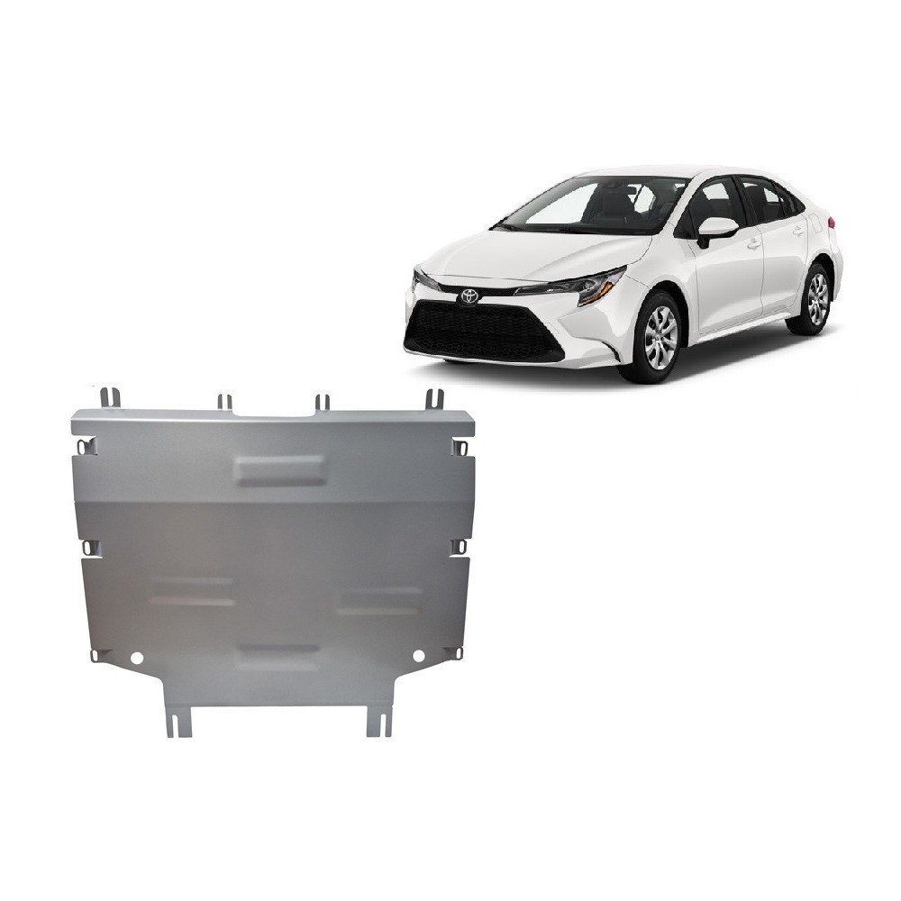 Protection sous moteur et de la boîte de vitesse Toyota Corolla- Aluminium