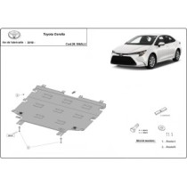 Protection sous moteur et de la boîte de vitesse Toyota Corolla- Aluminium