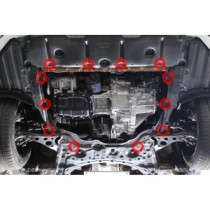 Protection sous moteur et de la boîte de vitesse Toyota Prius - Aluminium
