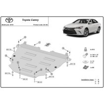 Protection sous moteur et de la boîte de vitesse Toyota Camry