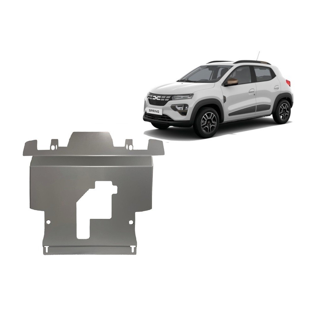 Protection sous moteur et de la boîte de vitesse Dacia Spring Extreme - Aluminium