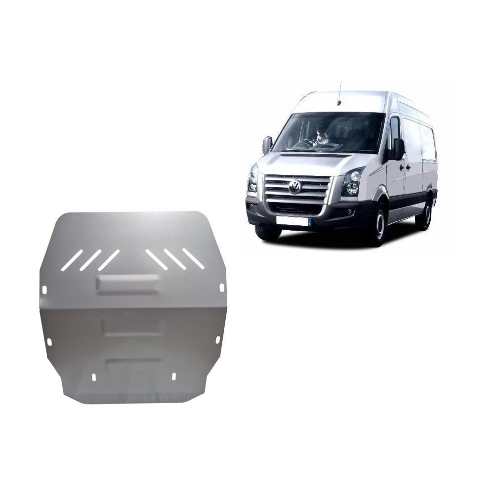 Protection sous moteur et de la boîte de vitesse Volkswagen Crafter - Aluminium