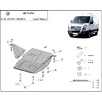 Protection sous moteur et de la boîte de vitesse Volkswagen Crafter - Aluminium