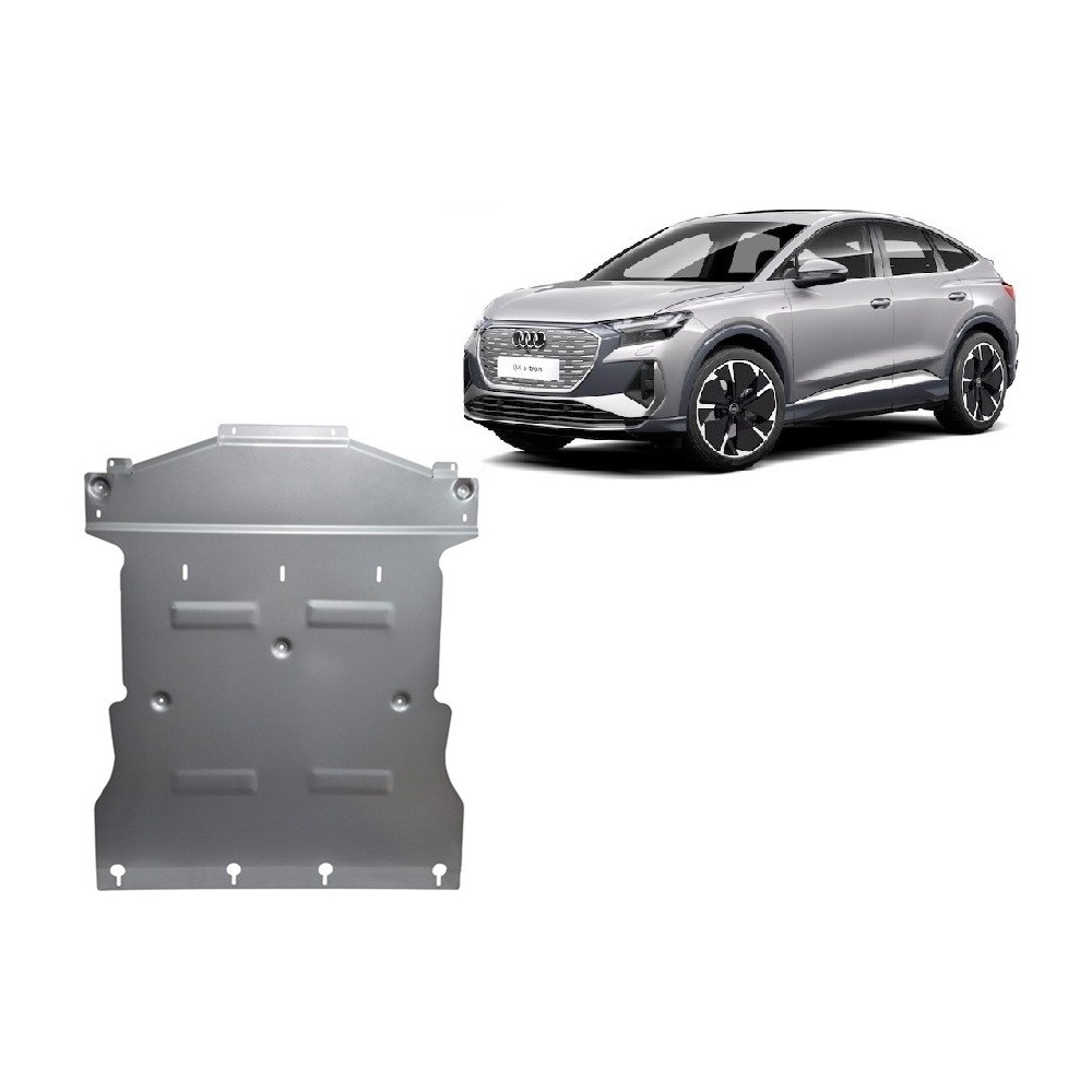 Aluminium protection sous moteur et de la boîte de vitesse Audi Q 4 e-tron