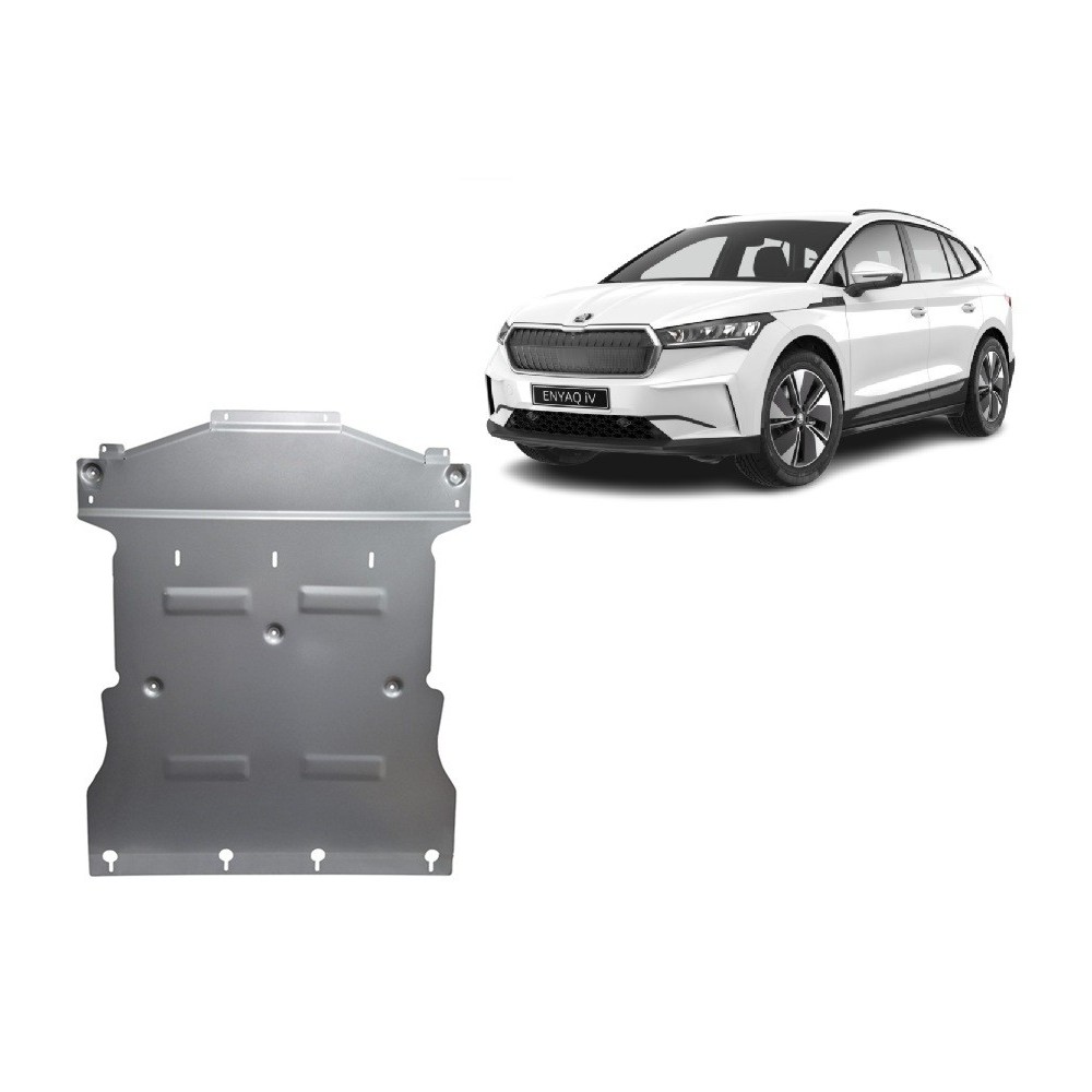 Aluminium protection sous moteur et de la boîte de vitesse Skoda Enyaq