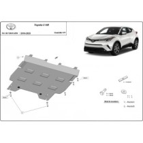 Protection sous moteur et de la boîte de vitesse Toyota C-HR