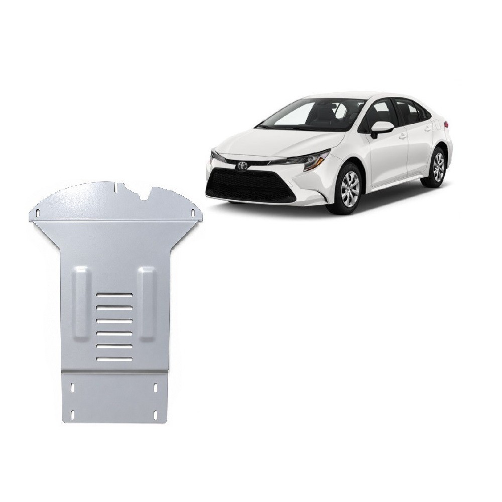 Protection / verrou de catalyseur en aluminium pour Toyota Corolla