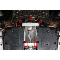 Protection / verrou de catalyseur en aluminium pour Toyota Prius