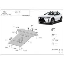 Protection / verrou de catalyseur en aluminium pour Lexus UX