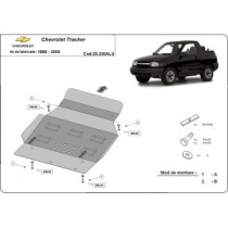 Protection sous moteur et de la boîte de vitesse Chevrolet Tracker- Aluminium