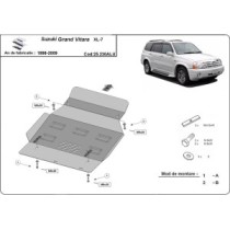 Protection sous moteur et de la boîte de vitesse Suzuki Grand Vitara XL7- Aluminium