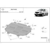 Protection sous moteur et de la boîte de vitesse Opel Combo E
