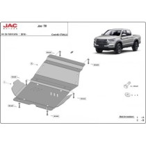 Protection Sous Moteur Jac T8- Aluminium