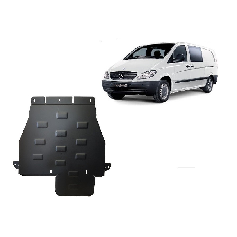 Protection de la boîte de vitesse Mercedes Vito W639 - 4x4 - Boîte de vitesse automatique