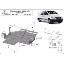 Protection de la boîte de vitesse Mercedes Vito W639 - 4x4 - Boîte de vitesse automatique